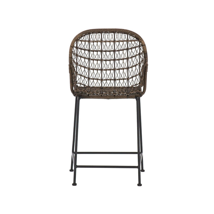 Thatcher Outdoor Counter Stool - Distressed Grey