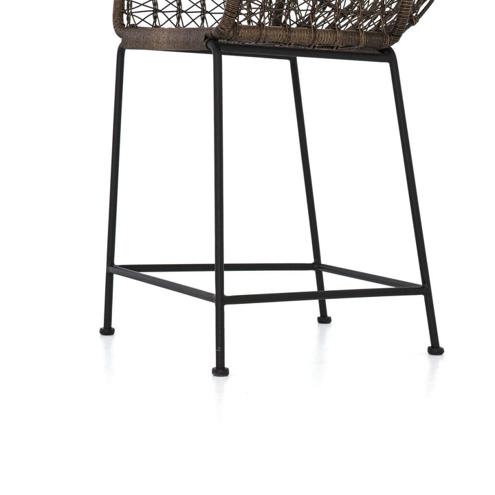 Thatcher Outdoor Counter Stool - Distressed Grey