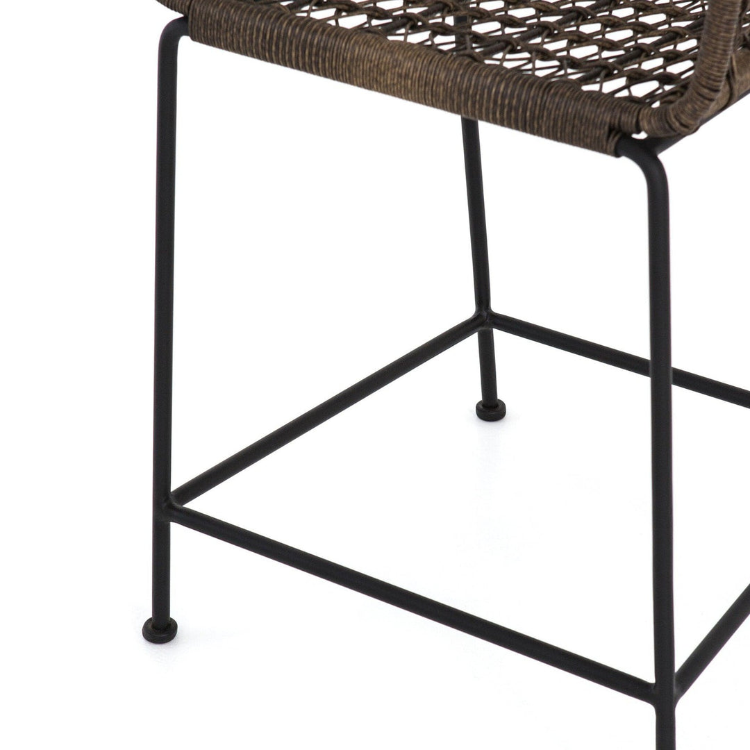 Thatcher Outdoor Counter Stool - Distressed Grey