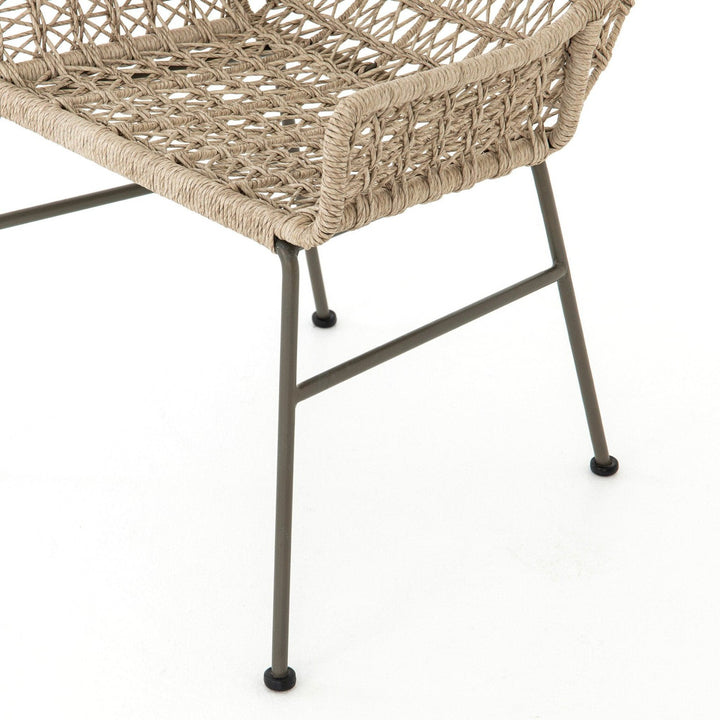 Thatcher Outdoor Woven Dining Chair - Vintage White