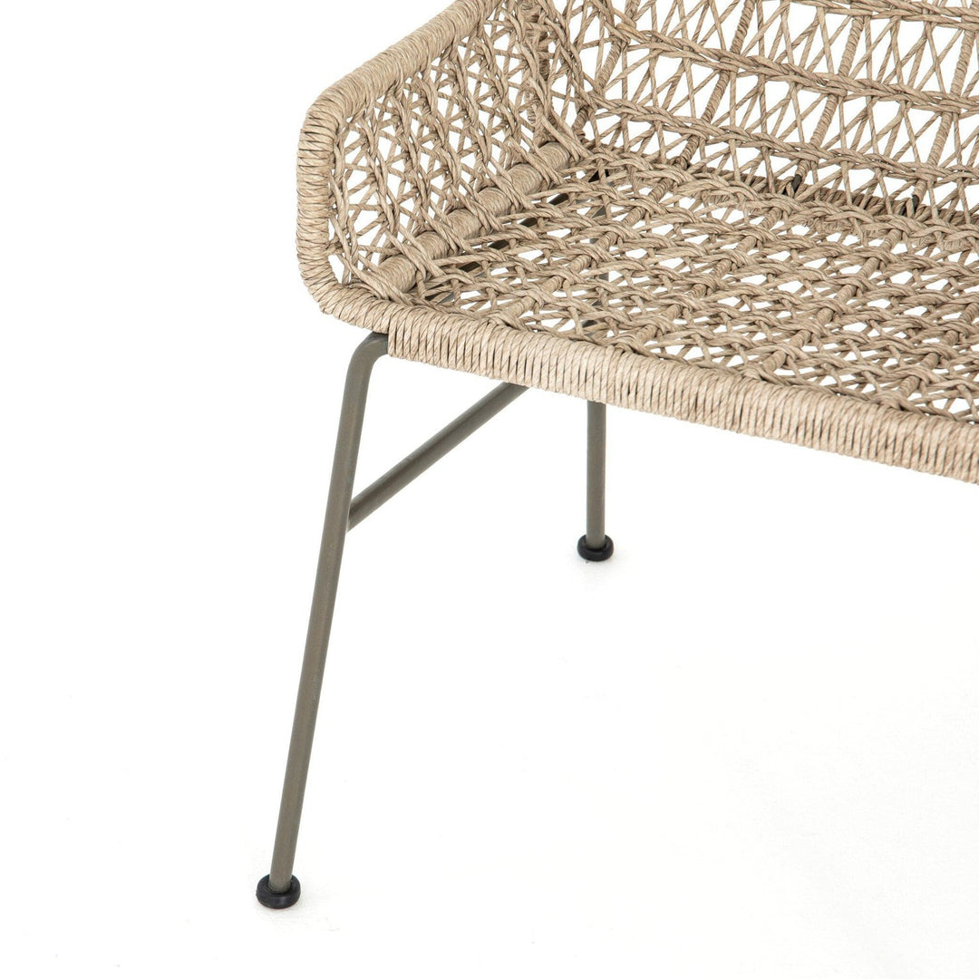 Thatcher Outdoor Woven Dining Chair - Vintage White