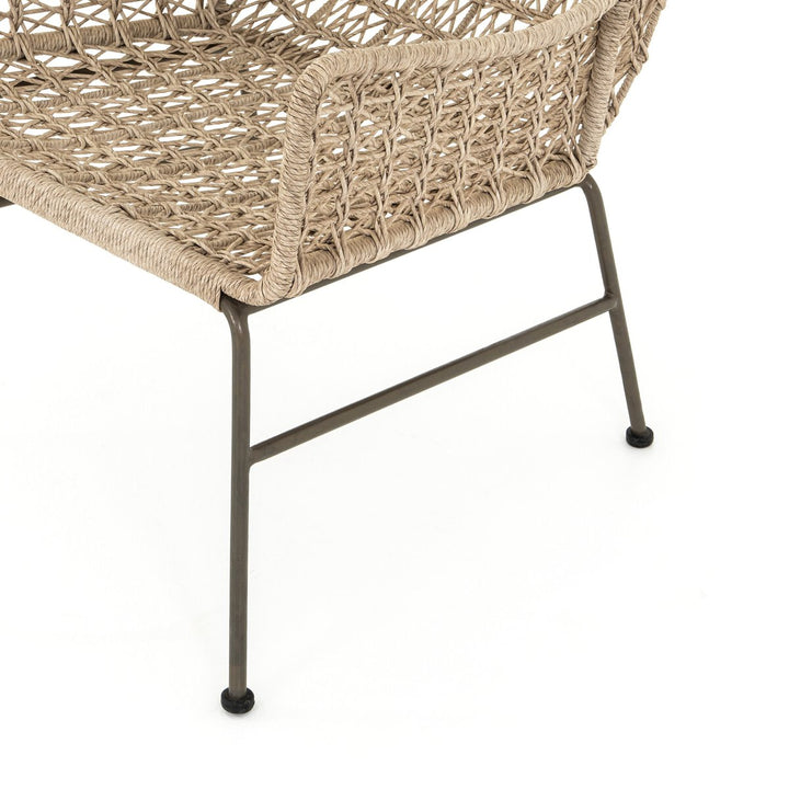 Canyon Outdoor Woven Club Chair - Vintage White - None