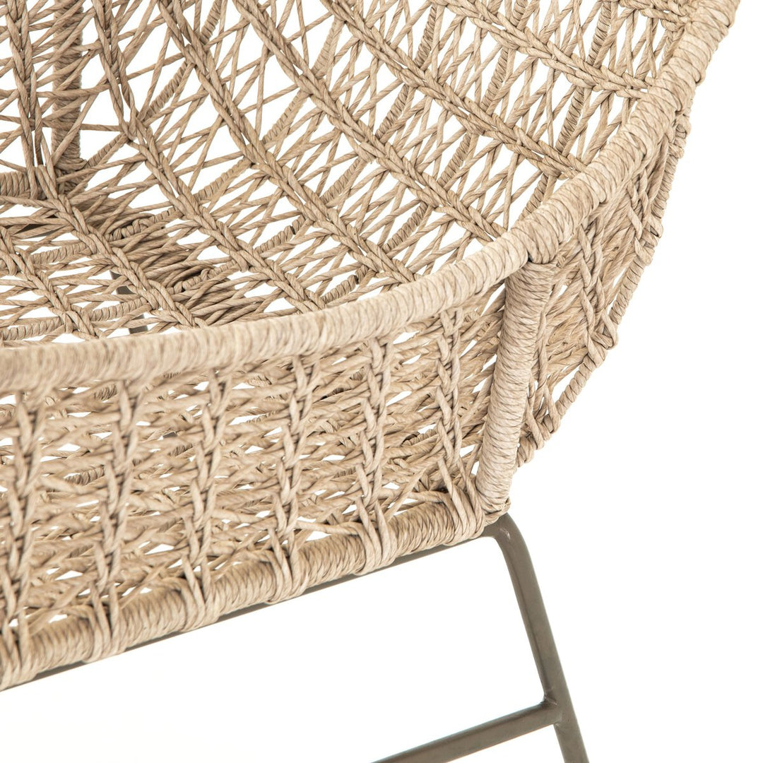 Canyon Outdoor Woven Club Chair - Vintage White - None