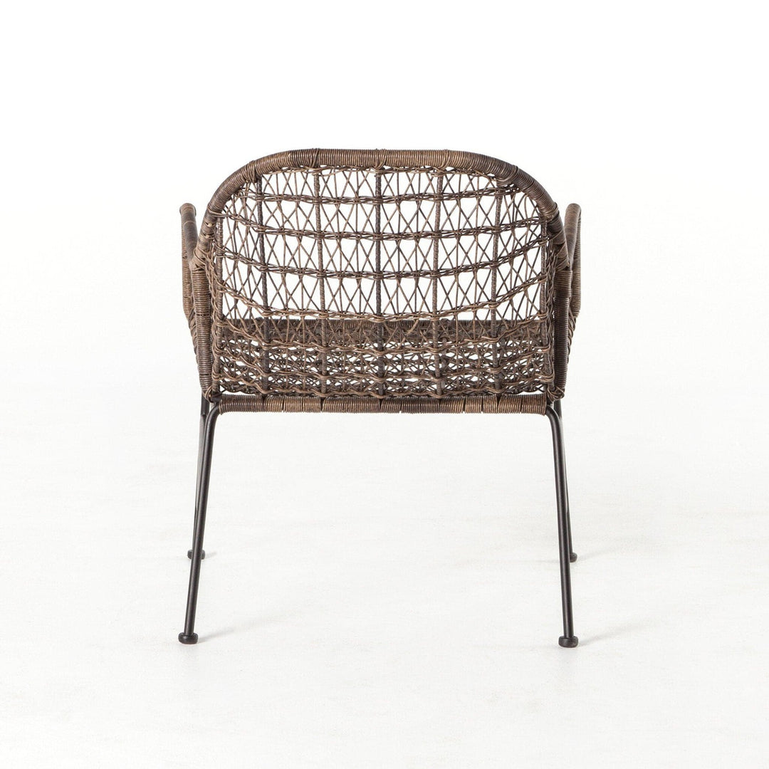 Thatcher Outdoor Woven Club Chair - Distressed Grey