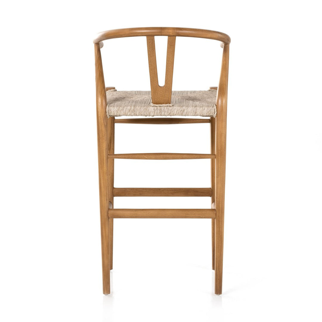 Modelo Bar + Counter Stool - Bar Stool - Natural Teak - None