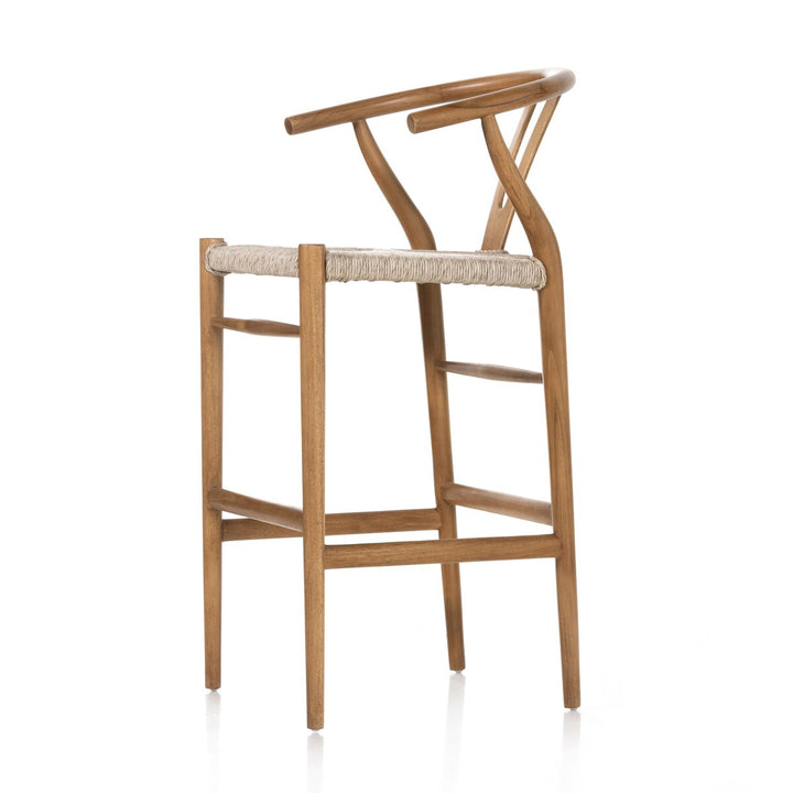 Modelo Bar + Counter Stool - Bar Stool - Natural Teak - None