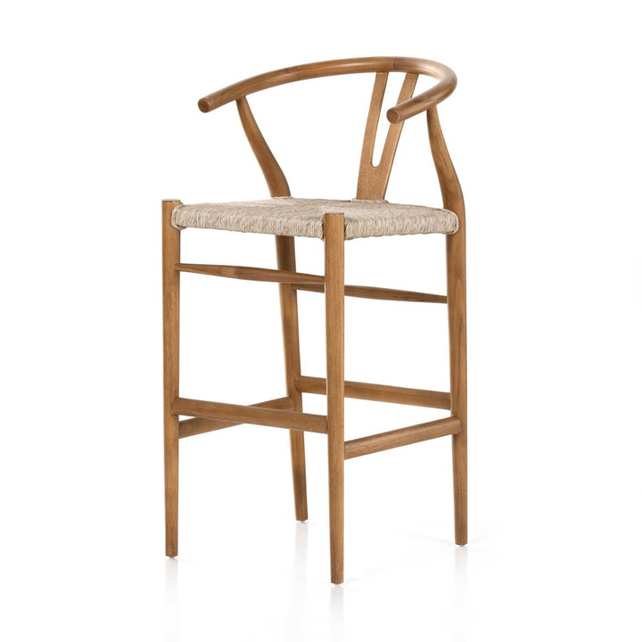 Modelo Bar + Counter Stool - Bar Stool - Natural Teak - None