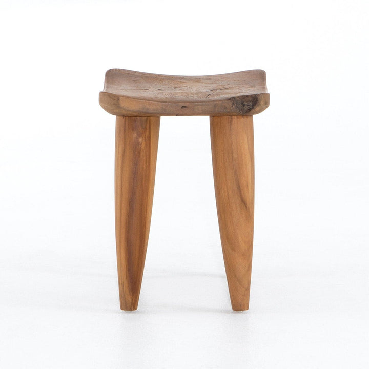 Finn Outdoor Stool - Aged Natural Teak