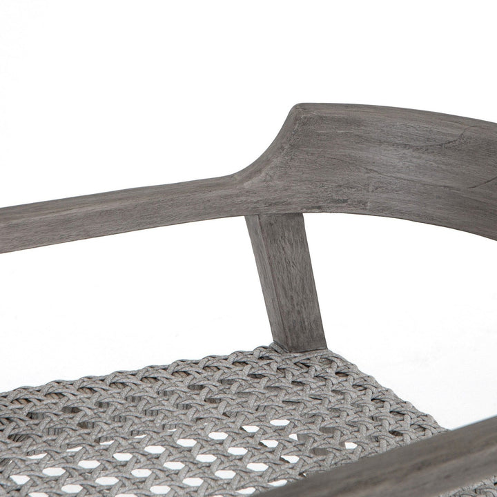 Harlow Outdoor Dining Chair - Brushed Grey