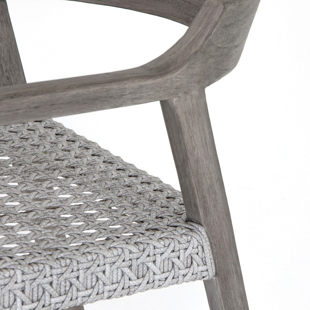 Harlow Outdoor Dining Chair - Brushed Grey