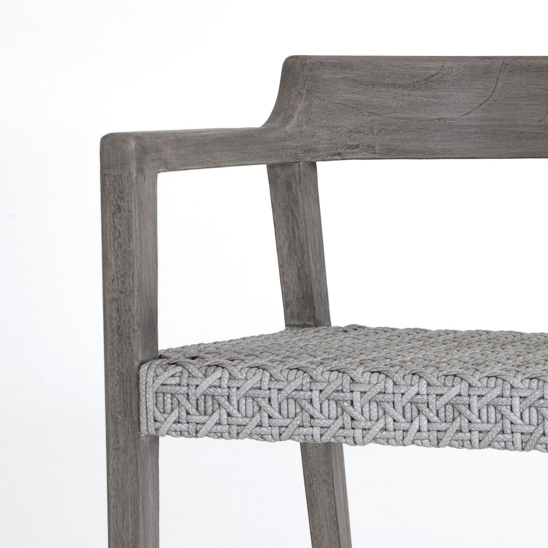 Harlow Outdoor Dining Chair - Brushed Grey