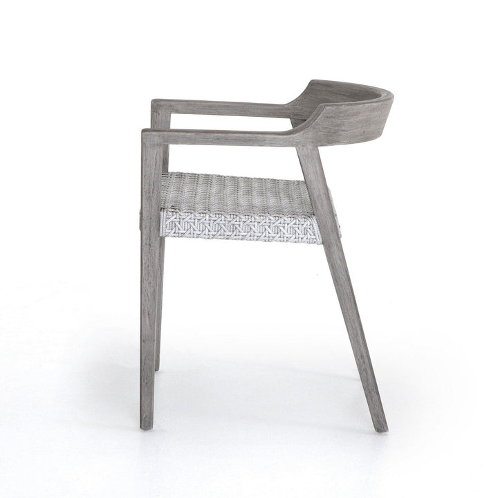 Harlow Outdoor Dining Chair - Brushed Grey