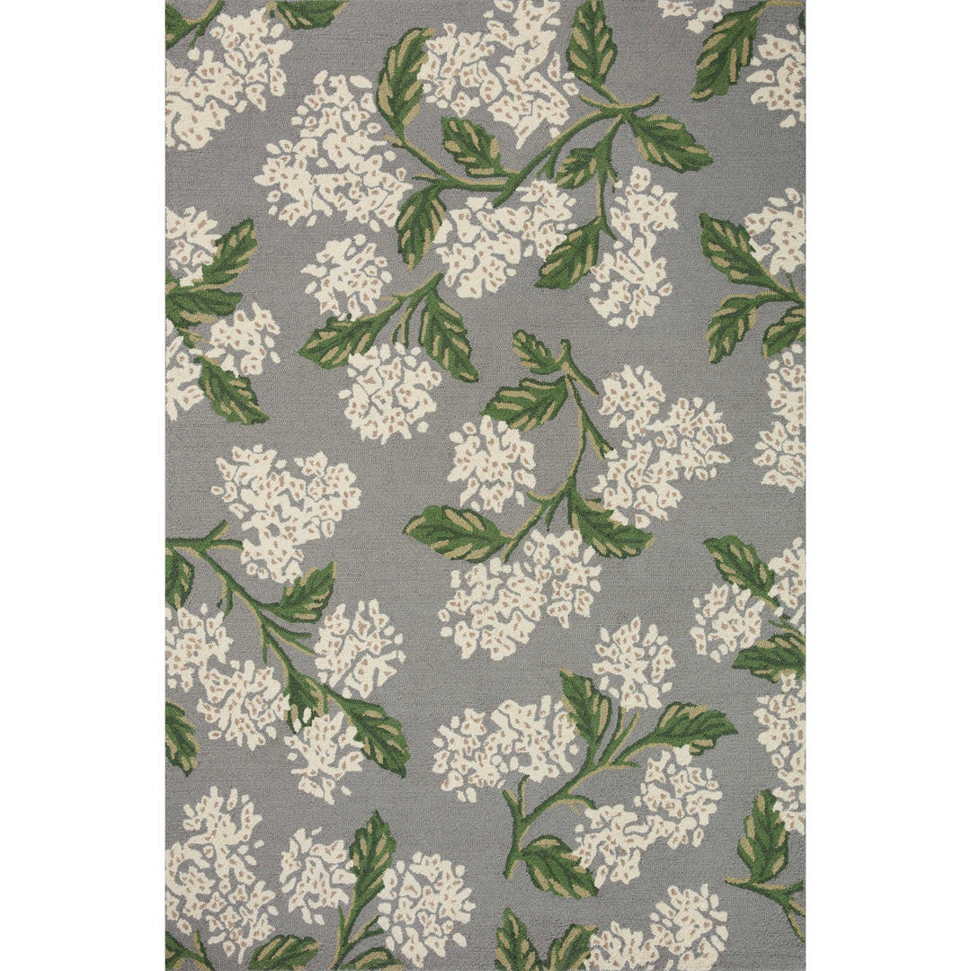 Rifle Paper Co. x Loloi Joie Grey 2'-3" x 3'-9" Accent Rug