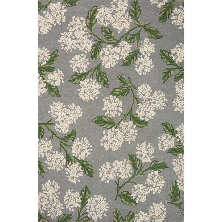 Rifle Paper Co. x Loloi Joie Grey 2'-3" x 3'-9" Accent Rug