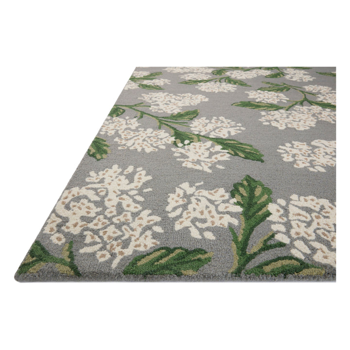 Rifle Paper Co. x Loloi Joie Grey 2'-3" x 3'-9" Accent Rug