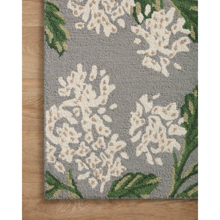 Rifle Paper Co. x Loloi Joie Grey 2'-3" x 3'-9" Accent Rug