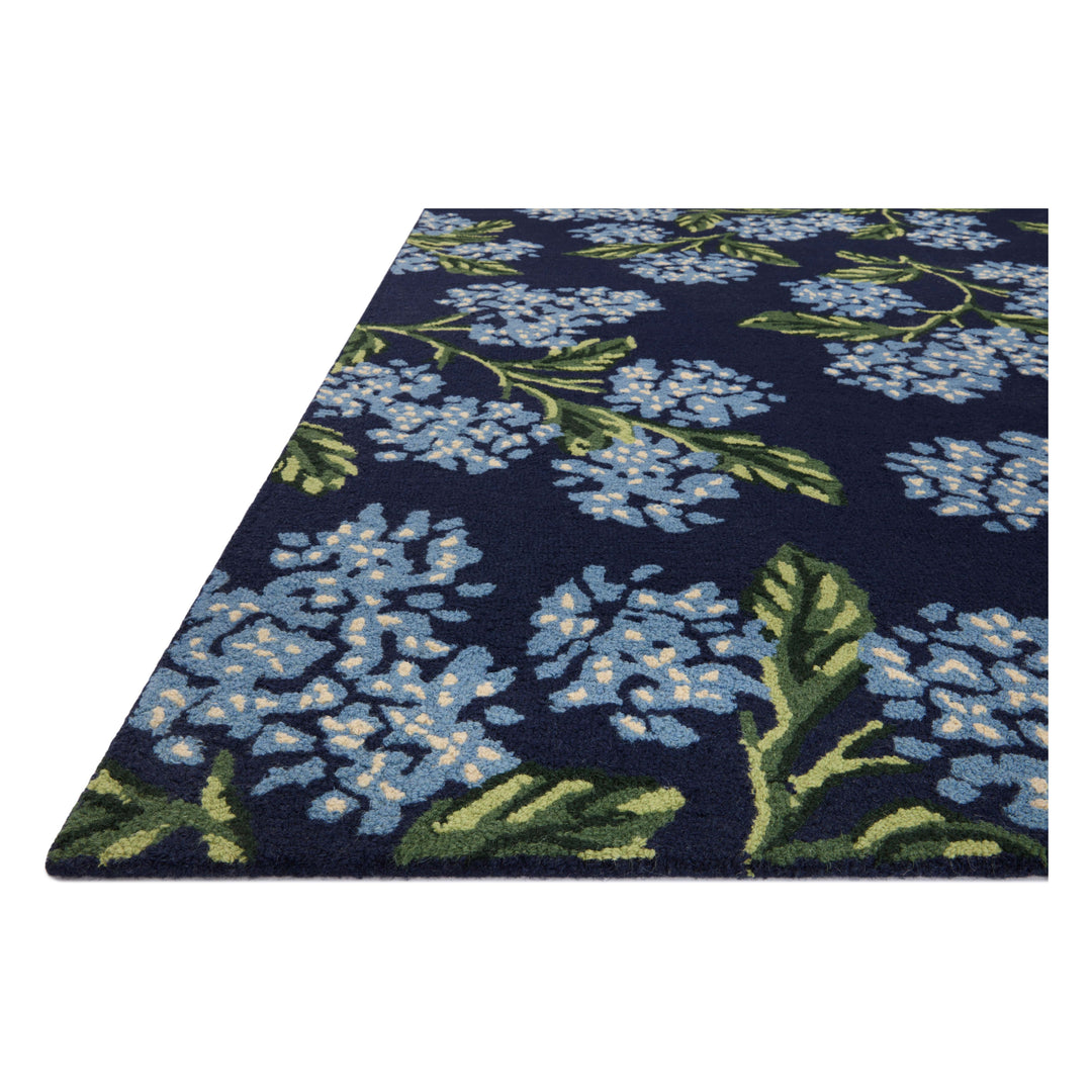 Rifle Paper Co. x Loloi Joie Navy 5'-0" x 7'-6" Area Rug