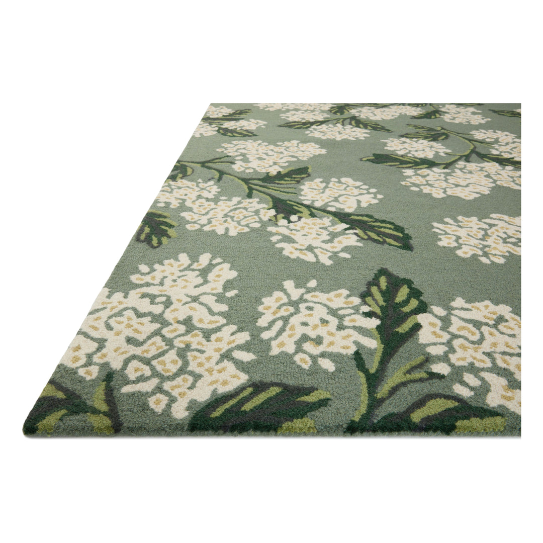 Rifle Paper Co. x Loloi Joie Sage 5'-0" x 7'-6" Area Rug