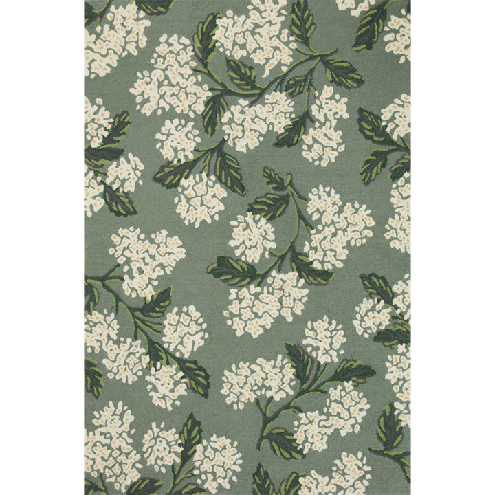 Rifle Paper Co. x Loloi Joie Sage 3'-6" x 5'-6" Accent Rug