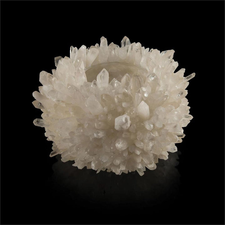 Bowls Solis Quartz Crystal Bowl - White - Stone