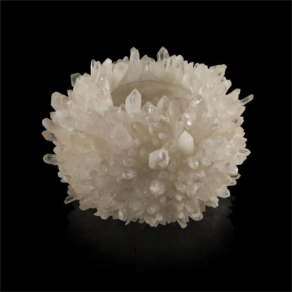 Bowls Rock Quartz Crystal Bowl - White