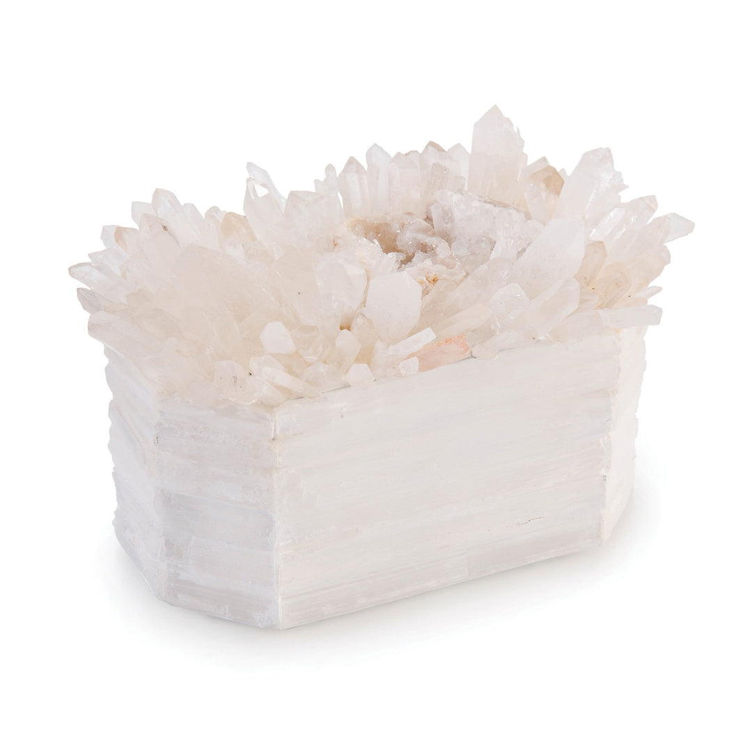 Ellery Crystals On White Box - White - Stone