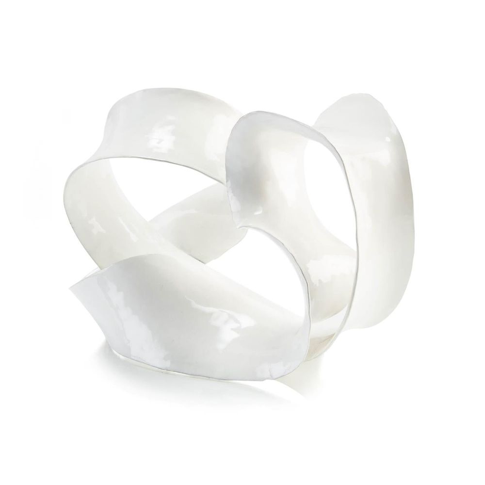 Decorative Objects Ronaldo Sculpture In White - White