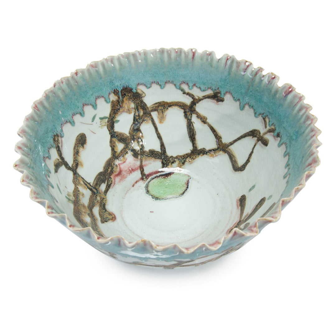 Kensington Of Branches Bowl - Blue - Porcelain