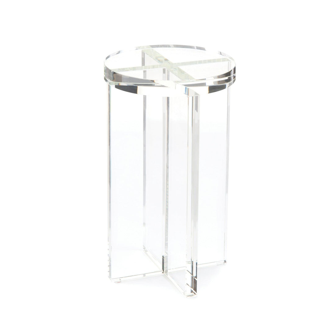 Ellington Martini Side Table - Clear - Crystal