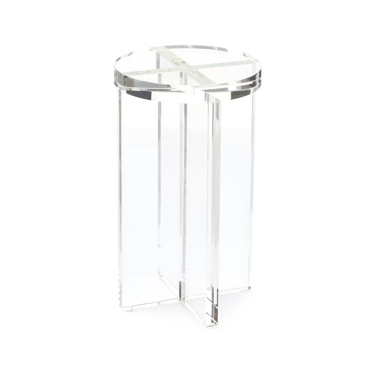 Side Tables Crystal Martini Side Table - Clear