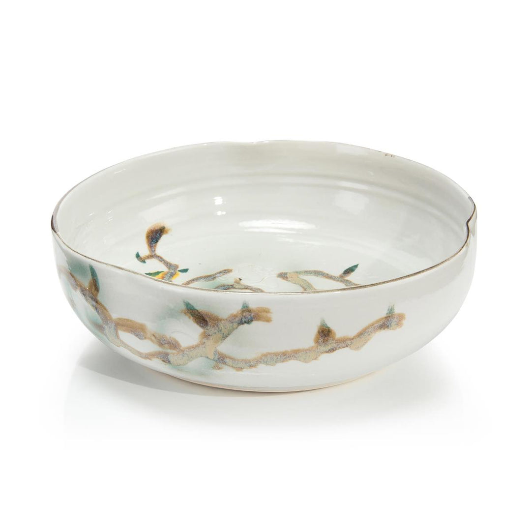 Aquila Twigs And Teal Bowl I