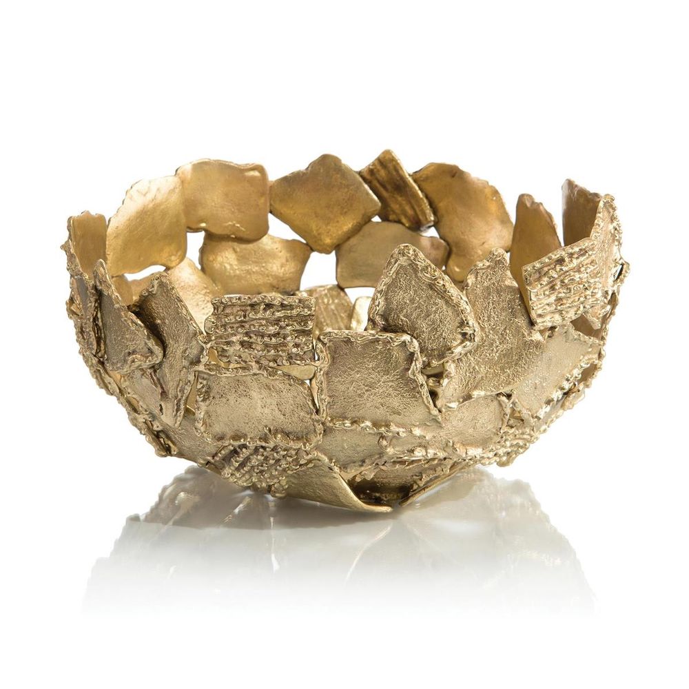 Bowls Texture And Shape Brass Wide Bowl