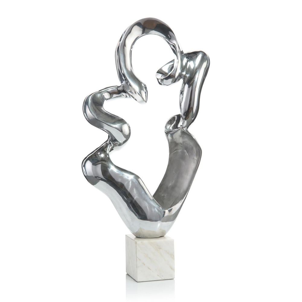 Decorative Objects Free-Form Sculpture - Silver
