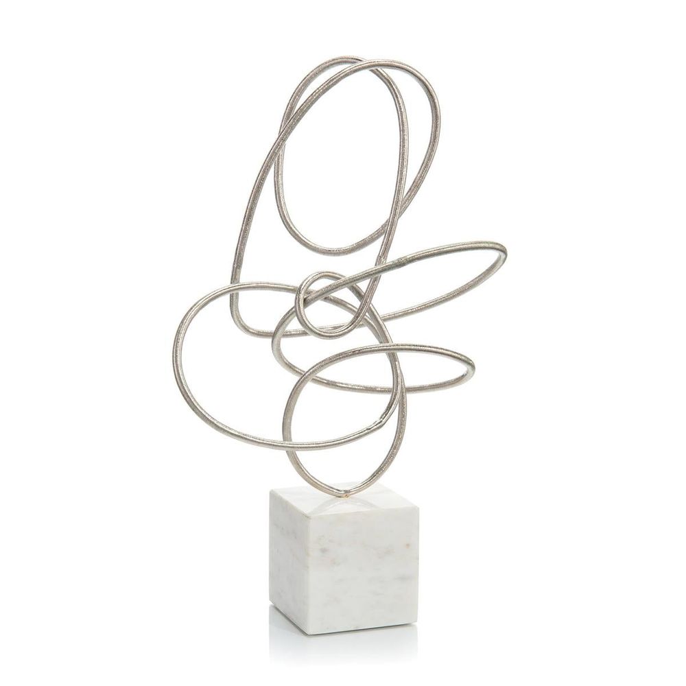 Decorative Objects Celeste Ribbon Dance Ii - White