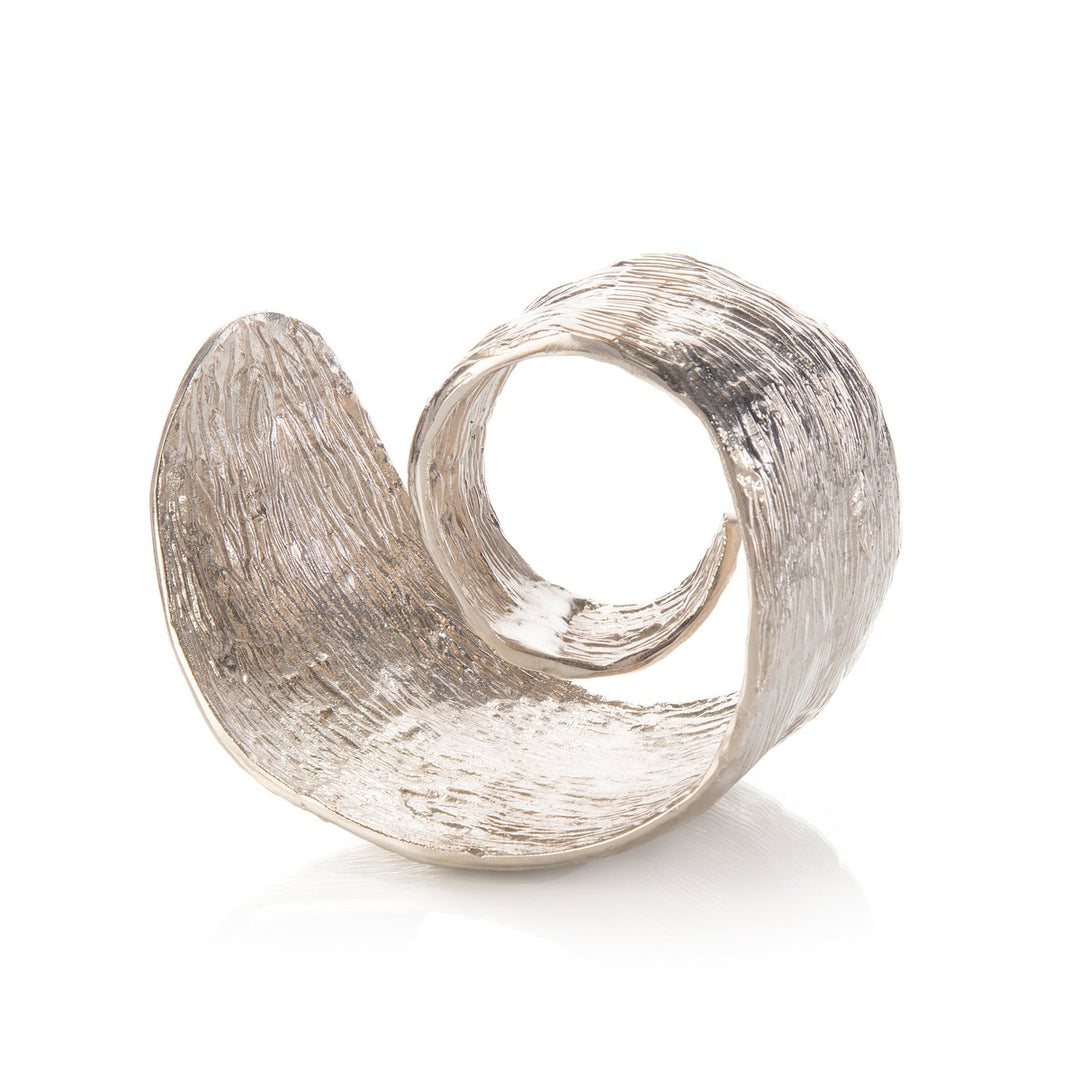 Ellery Curl In Nickel - Silver - Aluminum