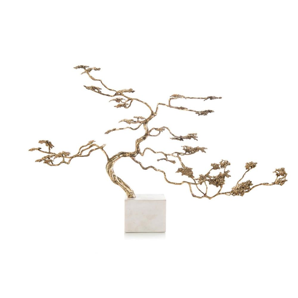 Decorative Objects Bonsai In Brass - Brass