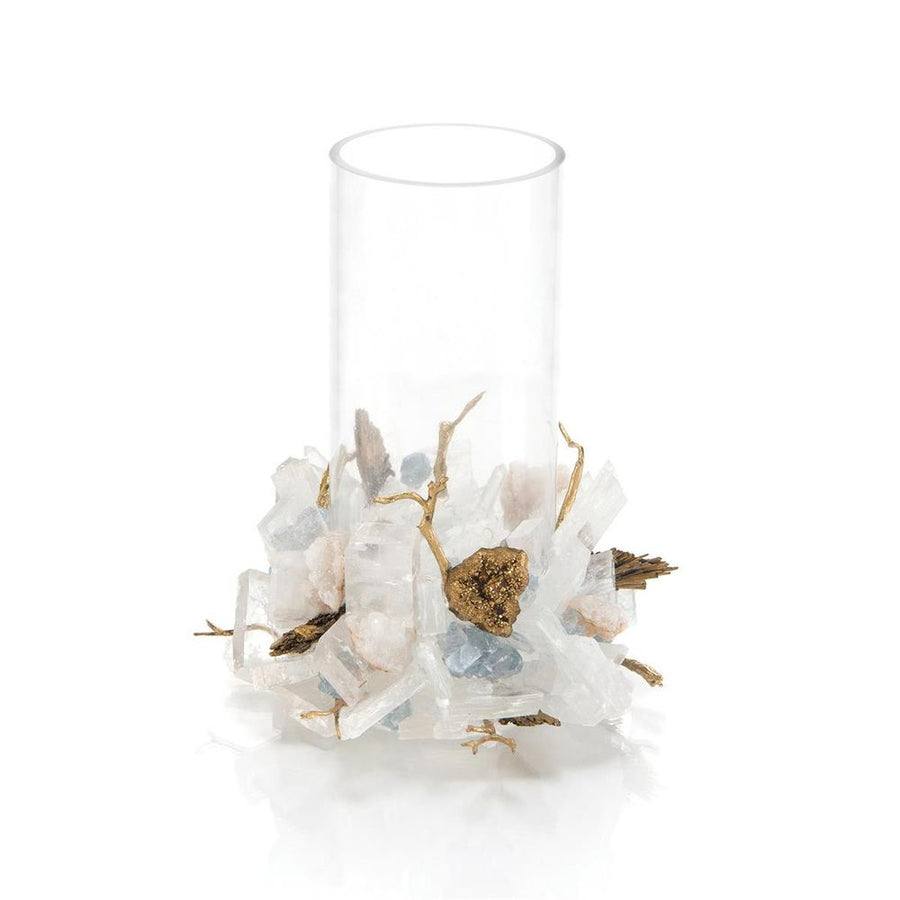 Vases Illuminator/Vase In Crystals And Brass