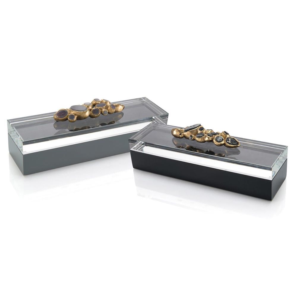 Decor Encased Agate Box Ii