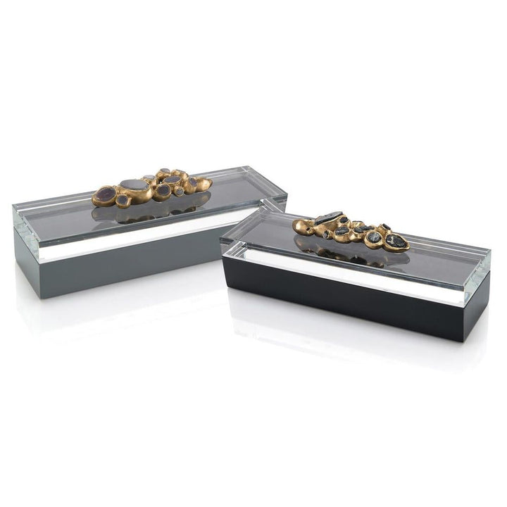 Decor Encased Agate Box Ii