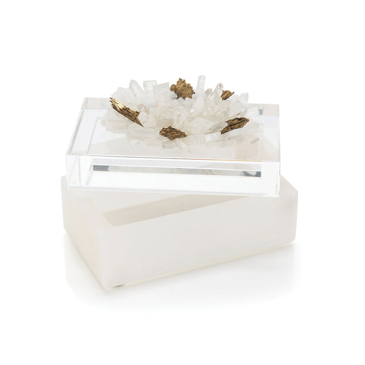 Alden In Stones Box - White - Stone