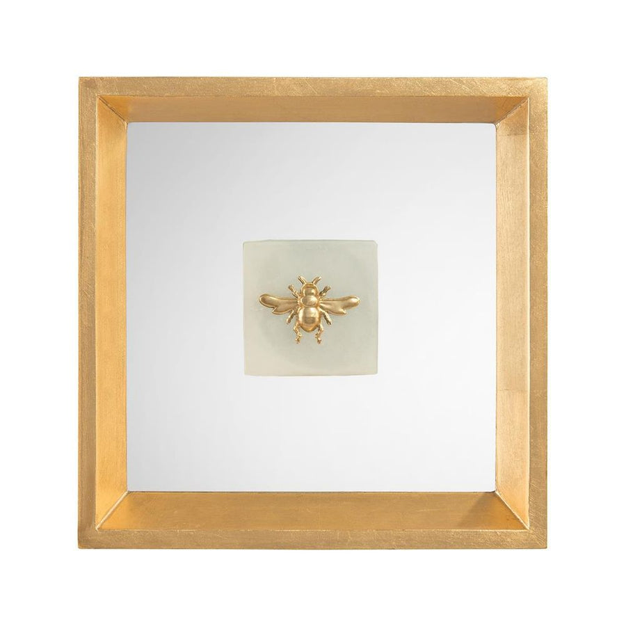 Wall Decor Bee On Stone, Alabaster I - Grey