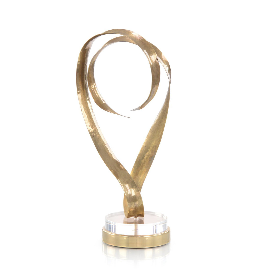 Callan Brass Sculptural Ribbons IV - Brass