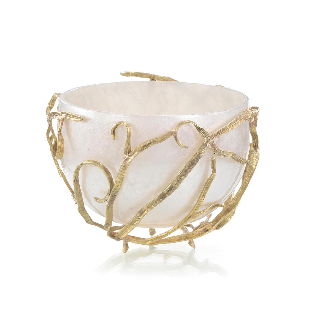 Thalia Reeds And Cream Bowl - Off White