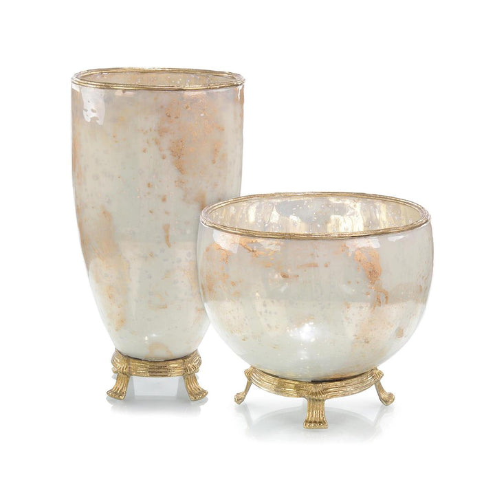 Celeste Pearlized Bowl - Off White