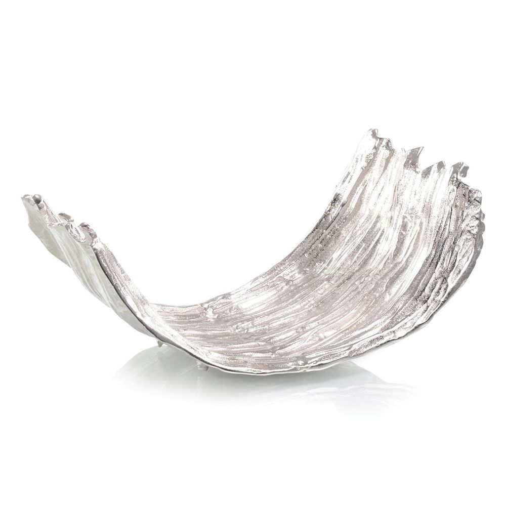 Decor Rippled Caddy In Nickel