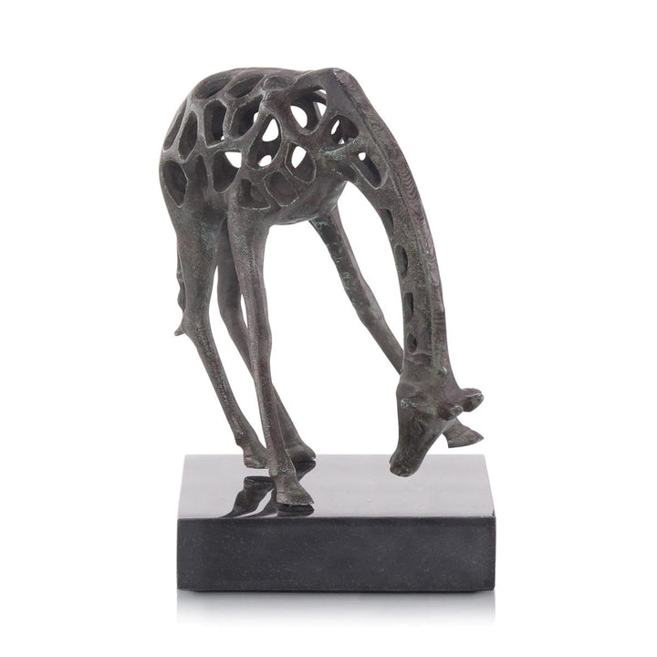 Giraffe On The Move Ii - Silver