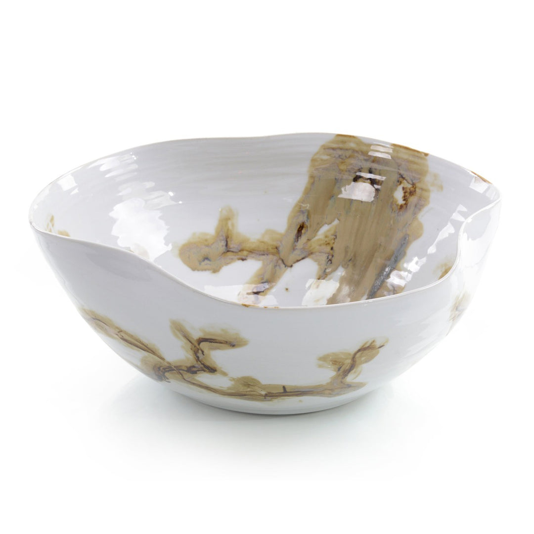 Camden Branches Bowl - Brown - Porcelain