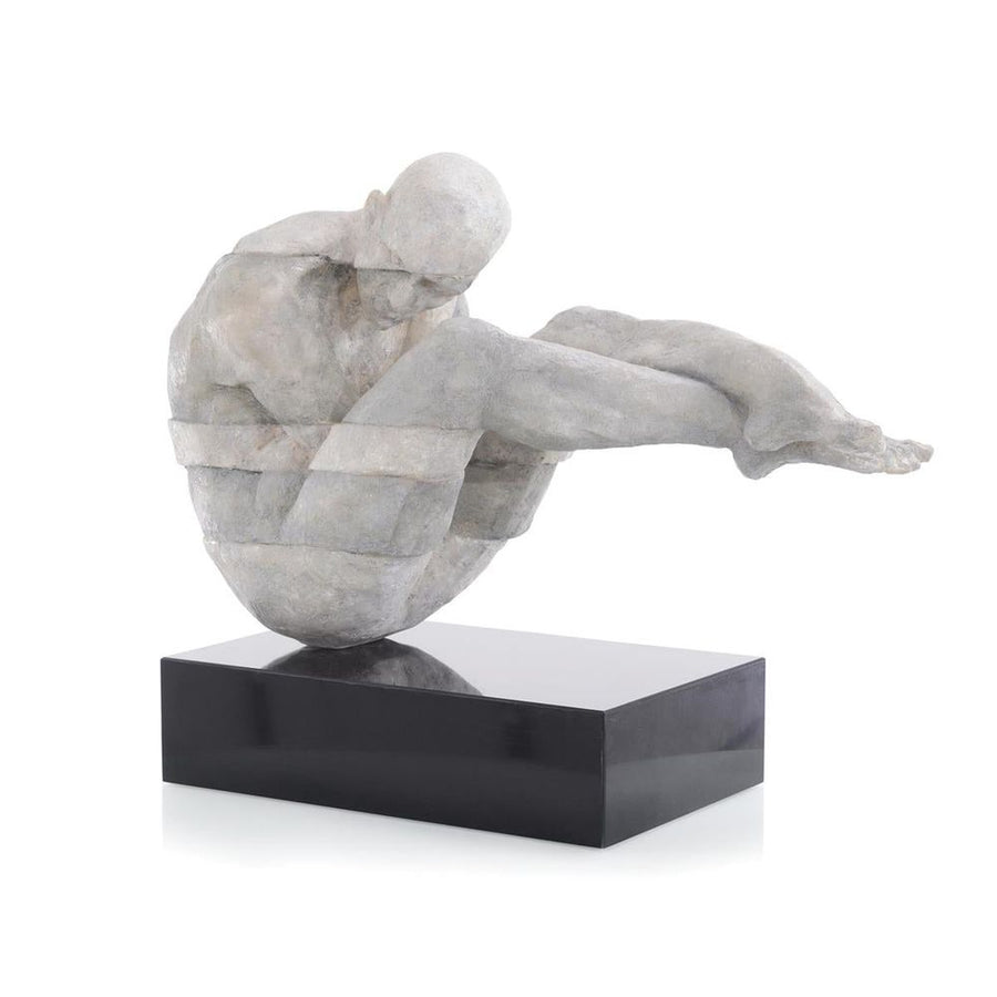 Decorative Objects Man Cast In Time - White