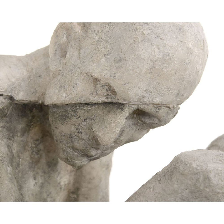 Decorative Objects Man Cast In Time - White