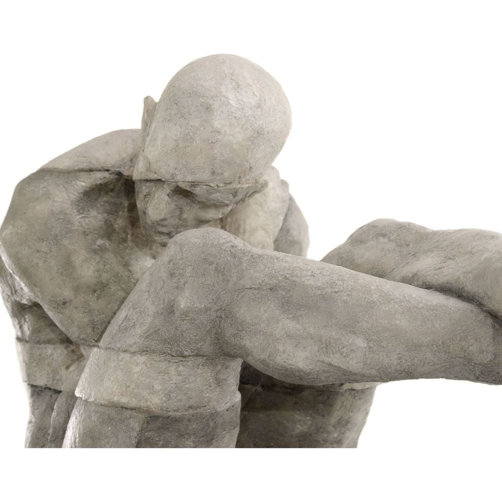 Decorative Objects Man Cast In Time - White